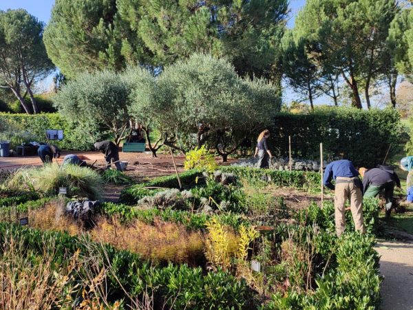 chantier école 2022 jardins de Colette - Campus du Végétal